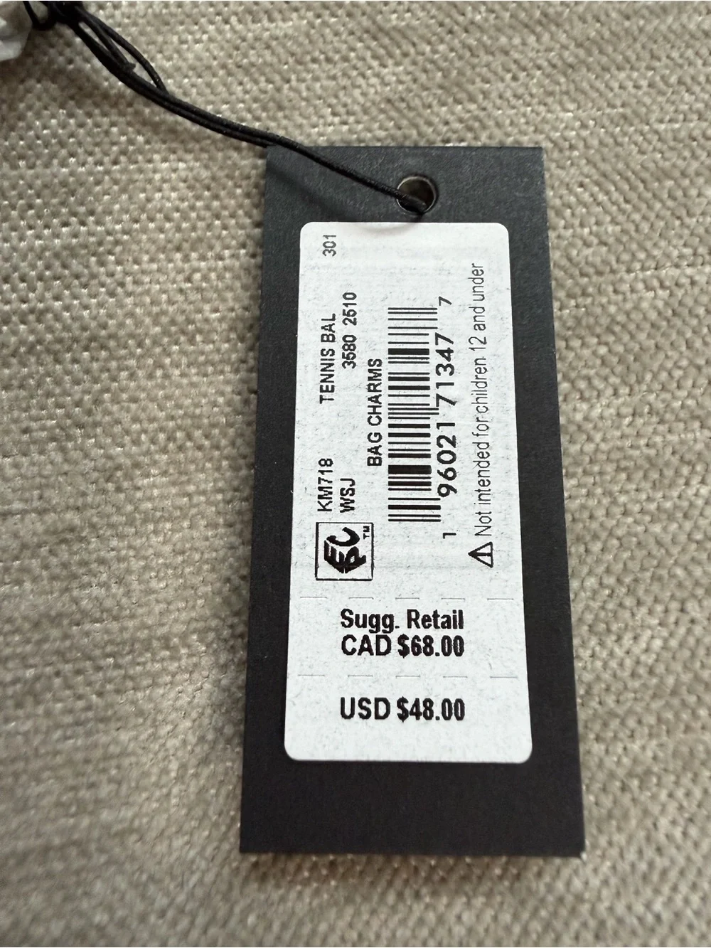 Kate Spade Bag Charm